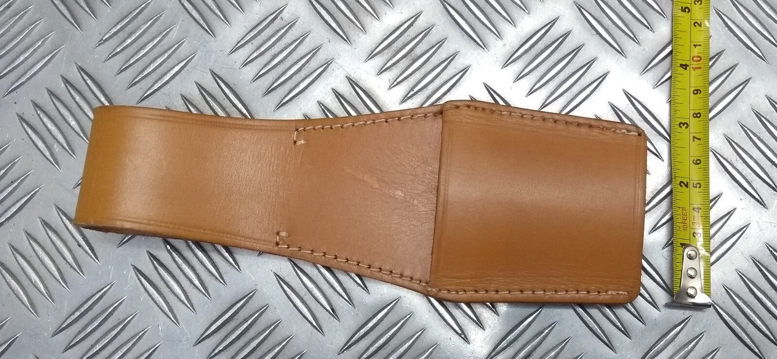 Vintage Baton Frog / Sheath Ceremonial & Parade Light Brown Leather by Hobson