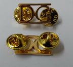 Genuine British Army Issue DG Dragoon Guards Shoulder Title Badges 1 Pair - NEW