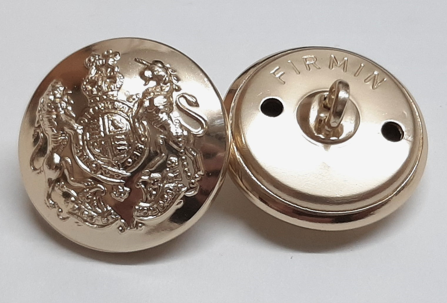 British Army The Royal Coat of Arms General Service Buttons 40L x 25 - NEW