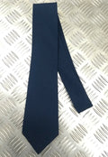 Plain Navy / Royal Blue Neck Tie British Made NEW