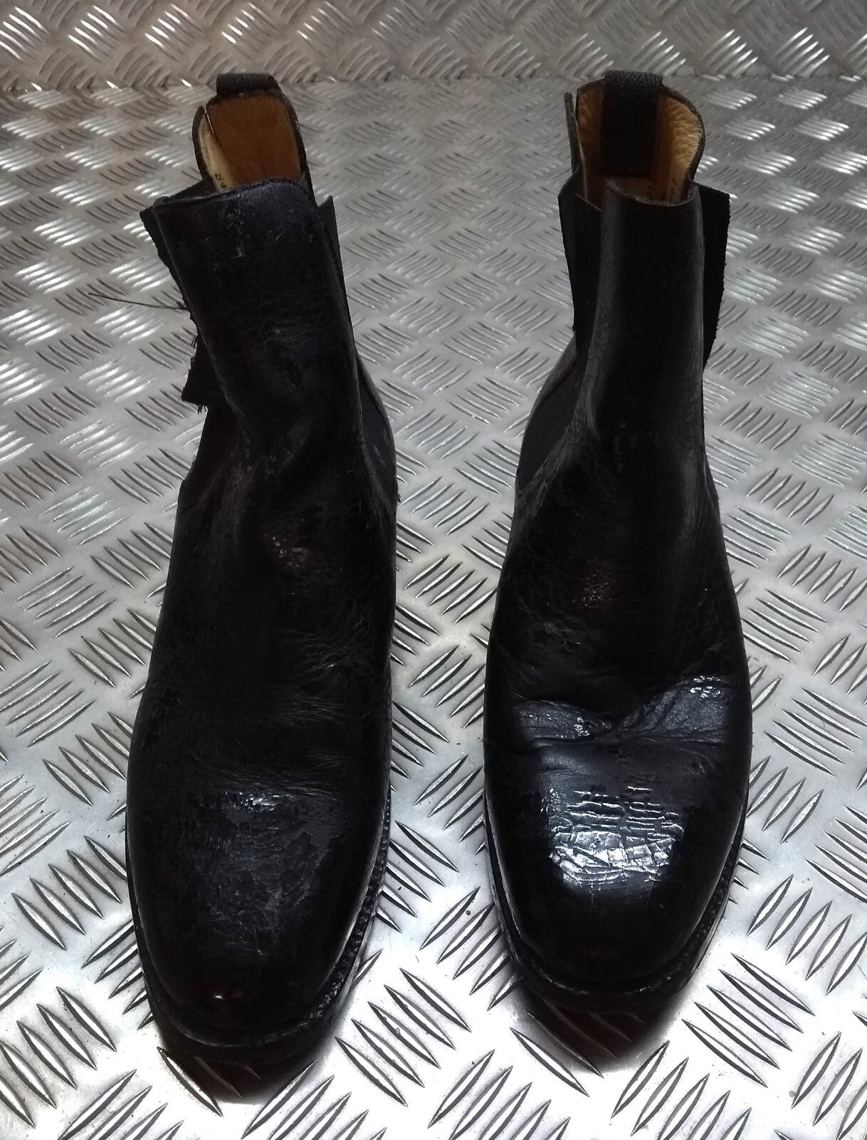 HCav Chelsea Boots British Army Cavalry Uniform With Spur House Size 10 L FAULTY