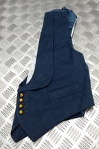 RAF Royal Air Force Vintage Waistcoat Airforce Blue Grey Colour Mess Dress