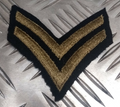 Genuine Vintage Issue Engineers Division CPL Flashes Two Chevrons
