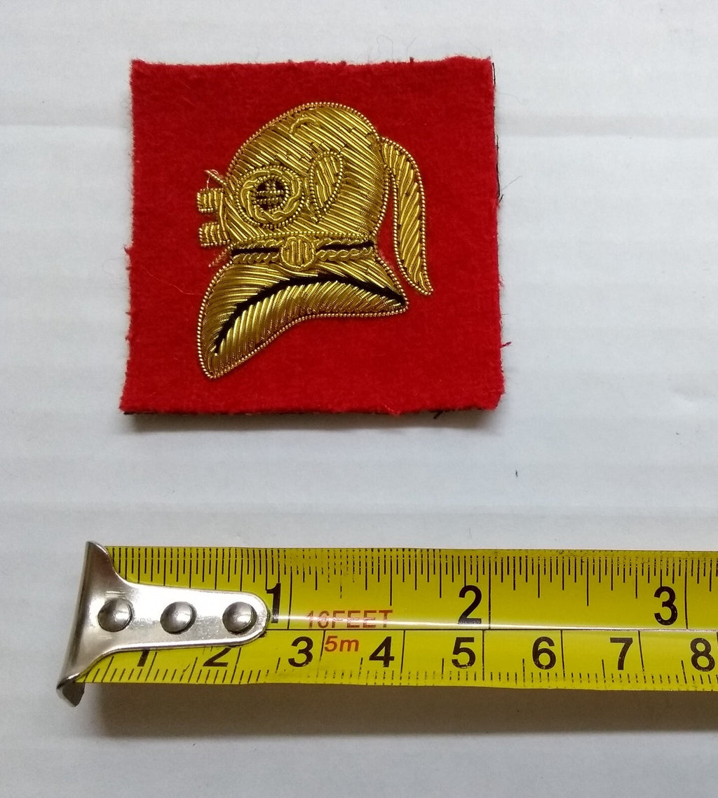 Mess Kit Badge Royal Engineers Diver British Hand Embroidered Patch