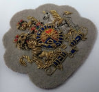 Genuine Vintage British Mess Dress WO1 Coat of Arms Braid Patch ASPS86