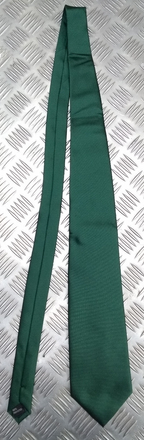 Green Polyester Tie made by Crown Rockshiel Ltd. - NEW
