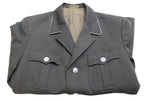 DDR Jacket Field Grey NVA East German Ofc Parade No Insignia
