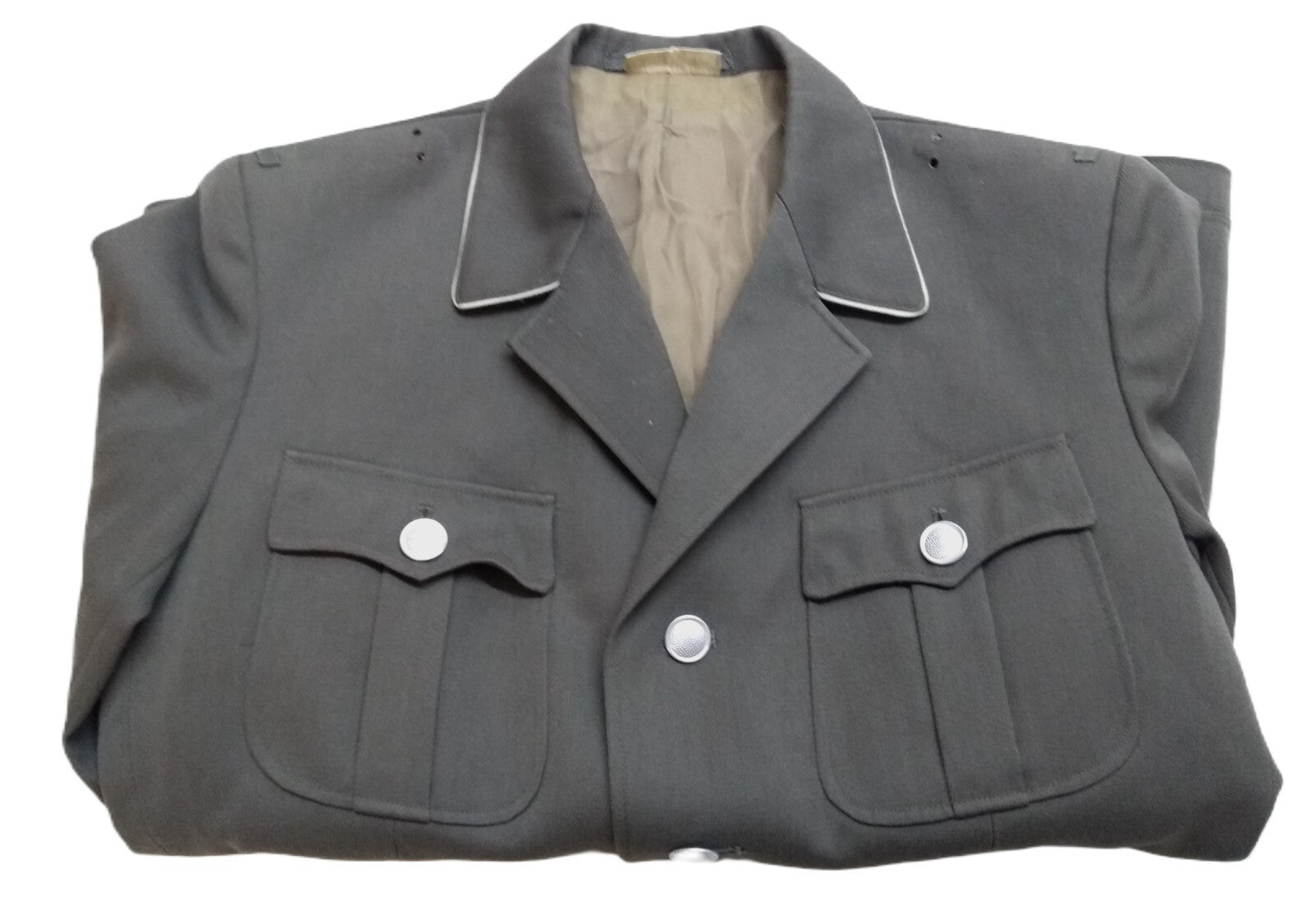 DDR Jacket Field Grey NVA East German Ofc Parade No Insignia