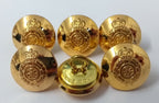 Genuine Vintage British LAS London Ambulance Service Dress Cap Buttons 16.5mm