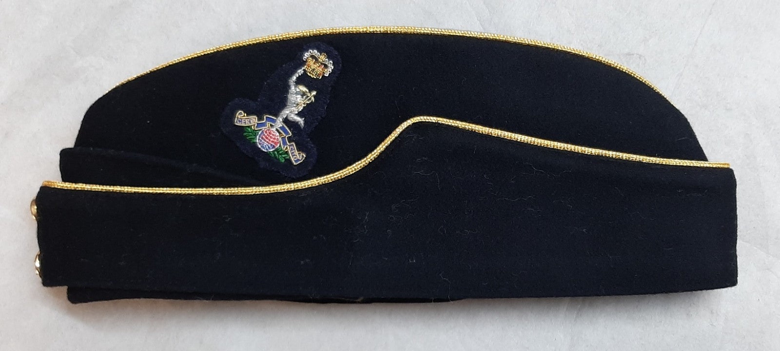 Side Cap British Royal Signals Forage Hat With Badge Size 58cm