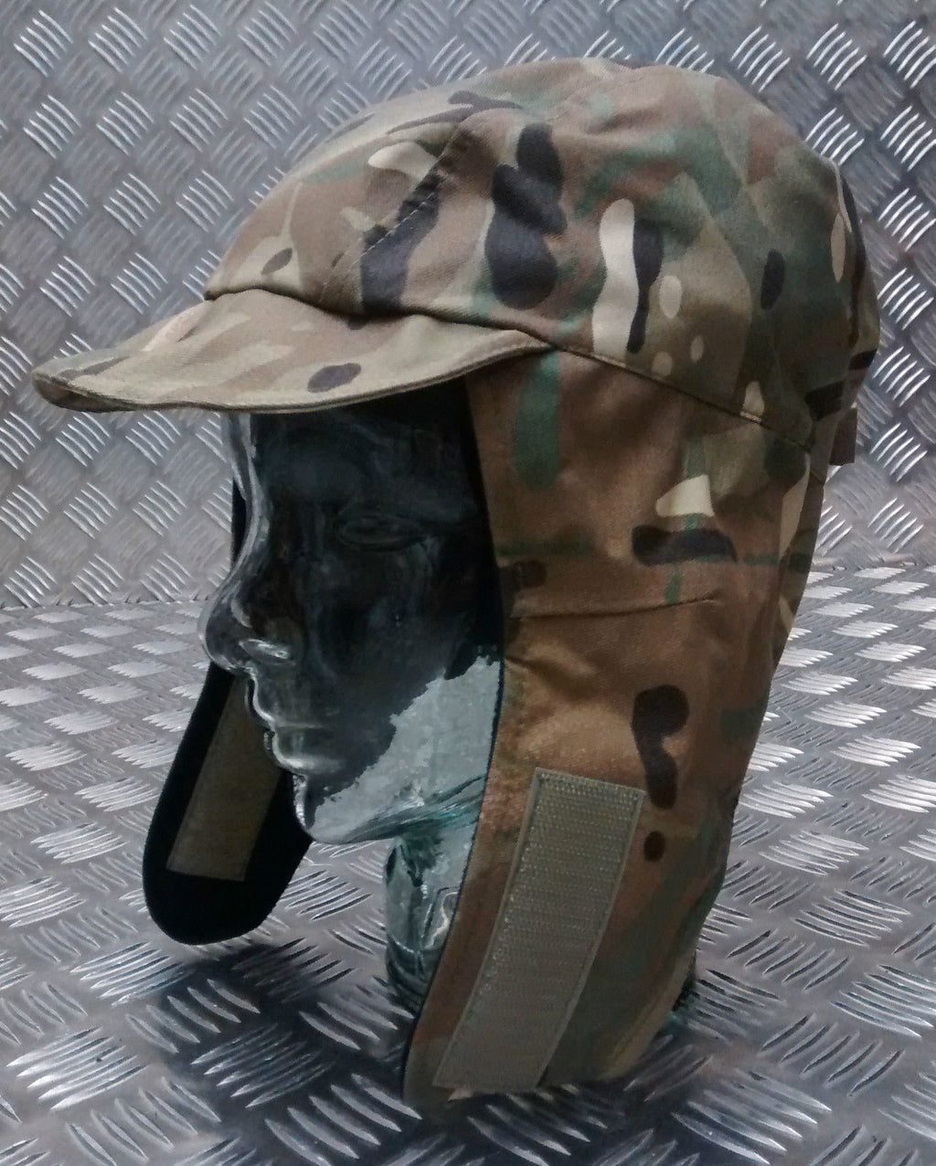 MTP MVP Waterproof & Breathable Multi Camo Dog Lined Trapper Hat. British Army