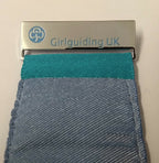 The Girlguiding UK Insignia Hi Sheen Metal Ribbon & Pin Clasp Bar NEW