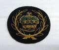 RQMS Mess Kit Rank Badge Hand Embroidered British RGJ Green Jackets Arm Patch
