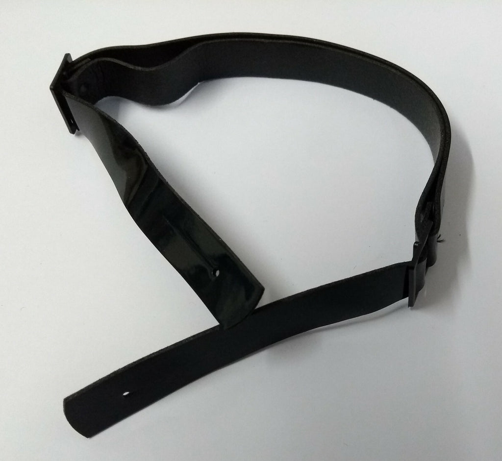 Chinstrap Dress Hat Genuine SD Issue Hi Sheen Black Width12.3mm