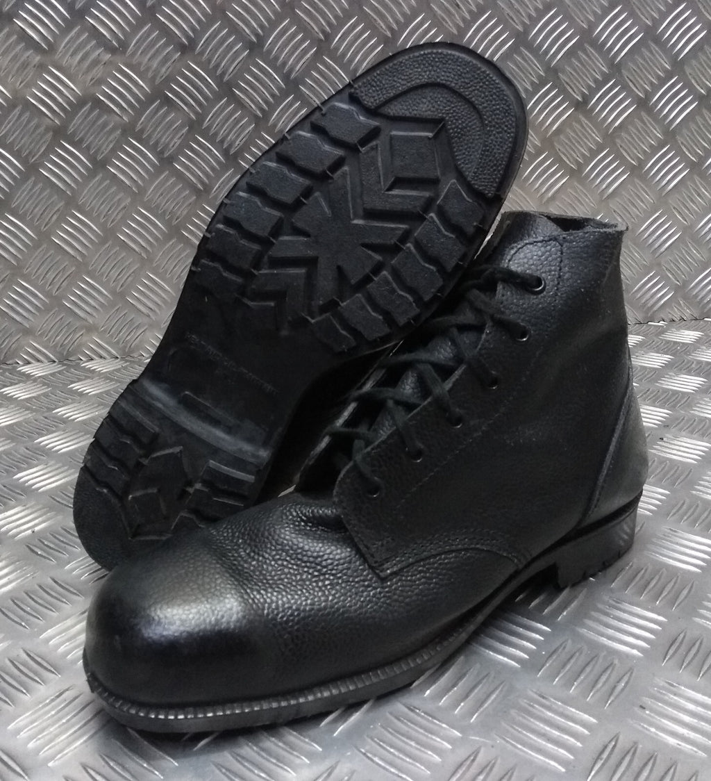 Ankle Boots Safety British Made 6 Eyelet Grain Style TUFF GB Britton