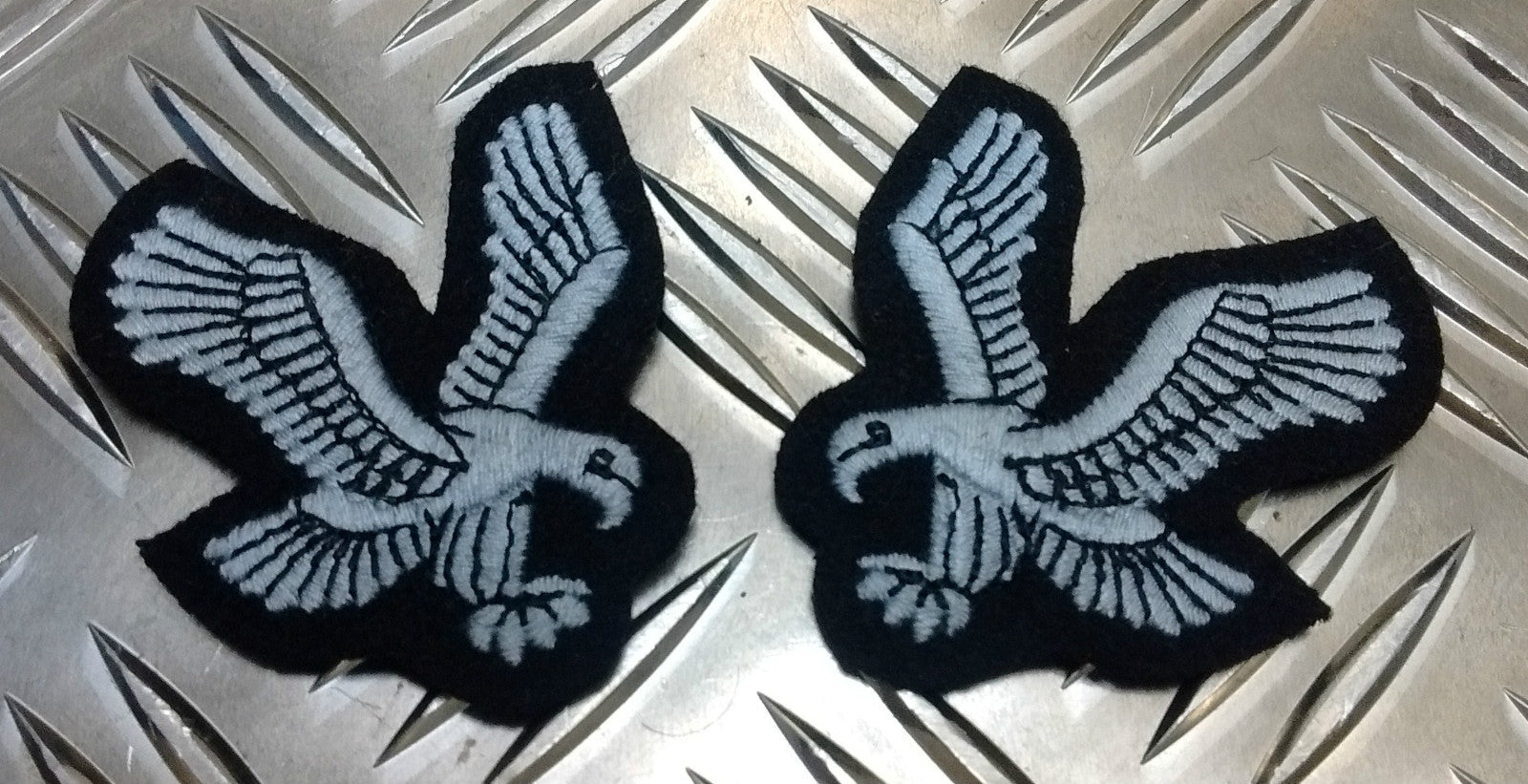 Genuine British Issue Army Air Corp Swooping Eagle Badges L&R Pair NEW
