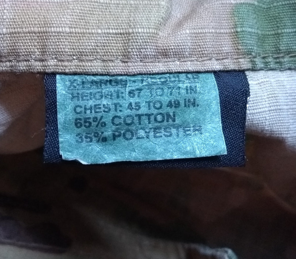 Camo Jacket Solo US Multi Terrain Desert Pattern Active Army Combat Clothing