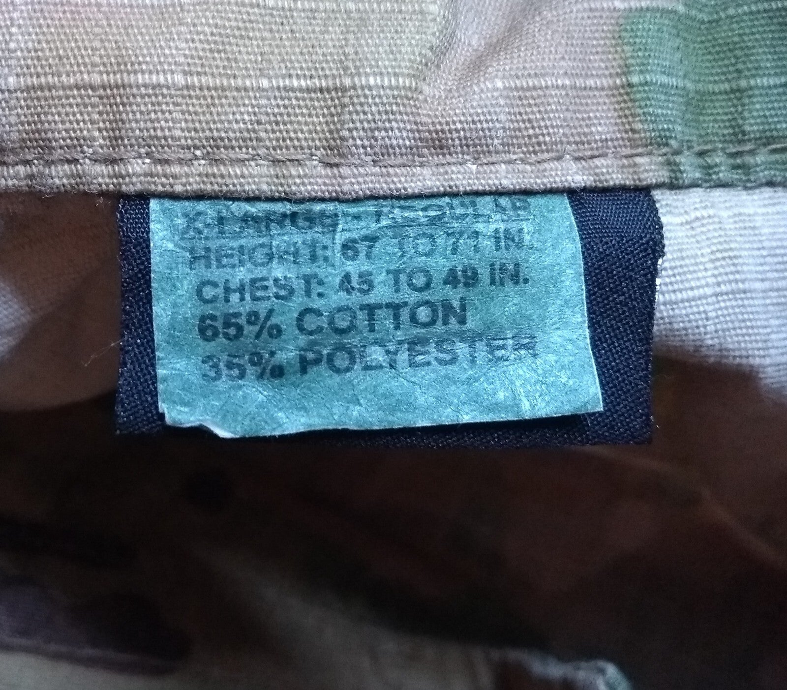 Camo Jacket Solo US Multi Terrain Desert Pattern Active Army Combat Clothing