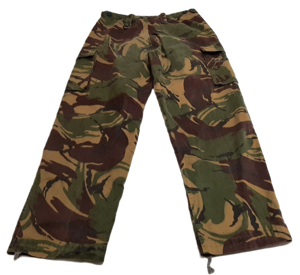 Vintage Jungle Greens British Forces Camo Temperate DPM Combat Trousers Waist 31