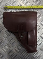 Genuine Vintage Eastern Bloc Tan Leather Unknow Pistol Holster