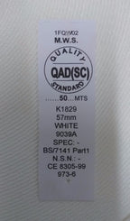 Mil-Spec Belting Ceremonial @ Parade White Courlene Belt Material Nylon Webbing