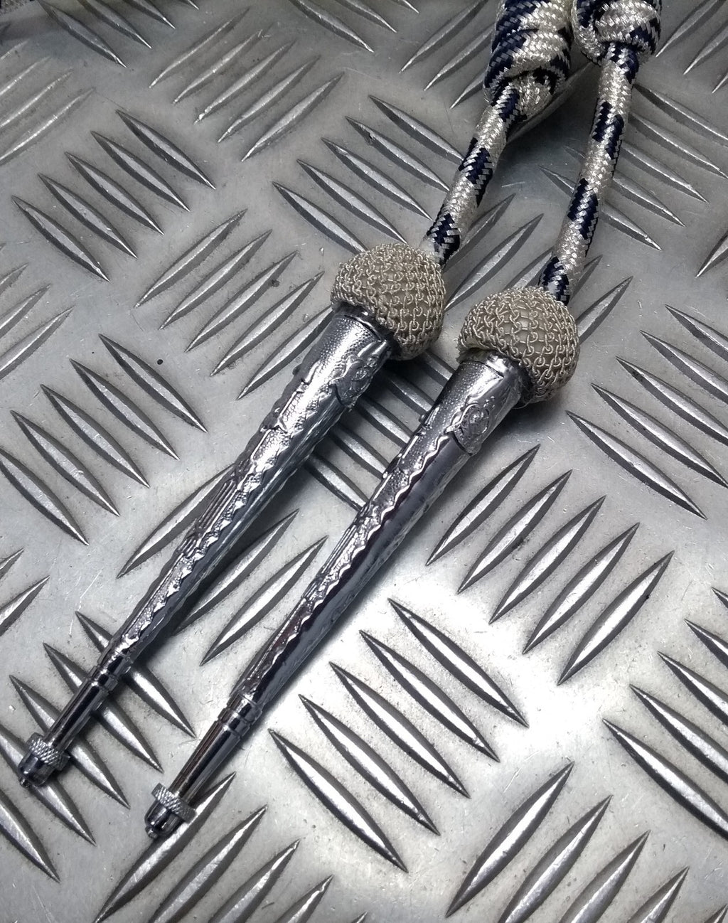 Oman Silver Aiguillette Senior Officer Blue Fleck Ceremonial UK Made