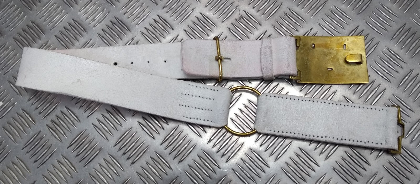 No11 HCav Belt Buff Leather With Brass Buckle No British Issue
