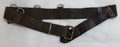 Vintage Belt Webbing Load Carry / Pistol Canvas / Leather WaistBelt Max 42"
