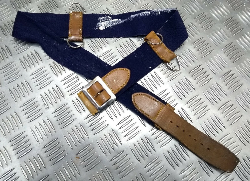 HCav Sam Brown Belt Blue Faulty Condition for Parts Only