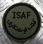 Genuine British ARMY ISAF International Security Assistance Force OD Badge