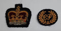 Army Close Protection and British Royal Crown Hand Embroidered Insignia patches