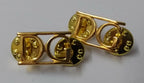 Genuine British Army Issue DG Dragoon Guards Shoulder Title Badges 1 Pair - NEW