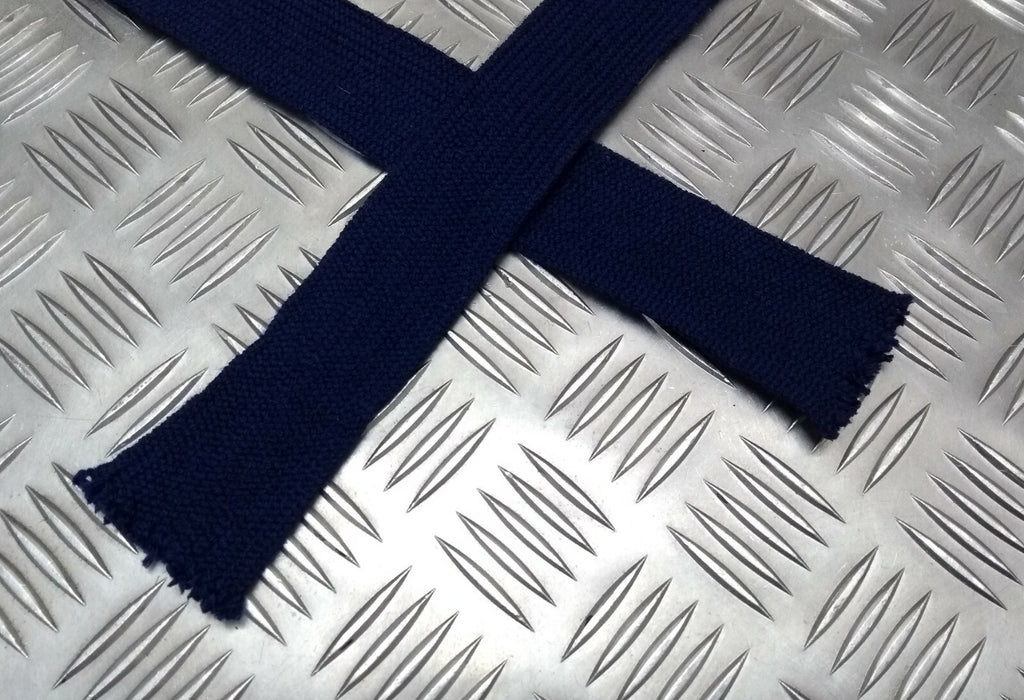 Uniform Necktie Wool British Naval Blue Colour Service Dress Worsted Tie - NEW