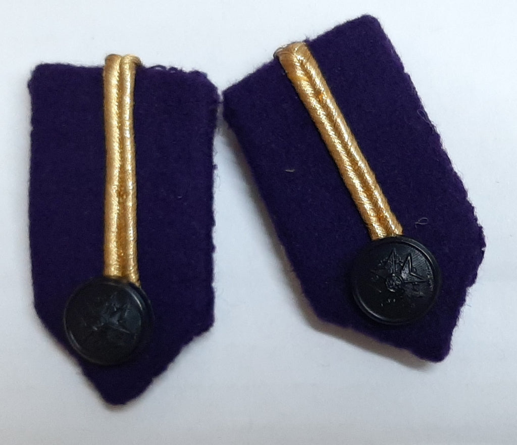 Gorgets RAChD Insignia British Royal Army Chaplains' Department Subdued Buttons