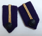 Gorgets RAChD Insignia British Royal Army Chaplains' Department Subdued Buttons