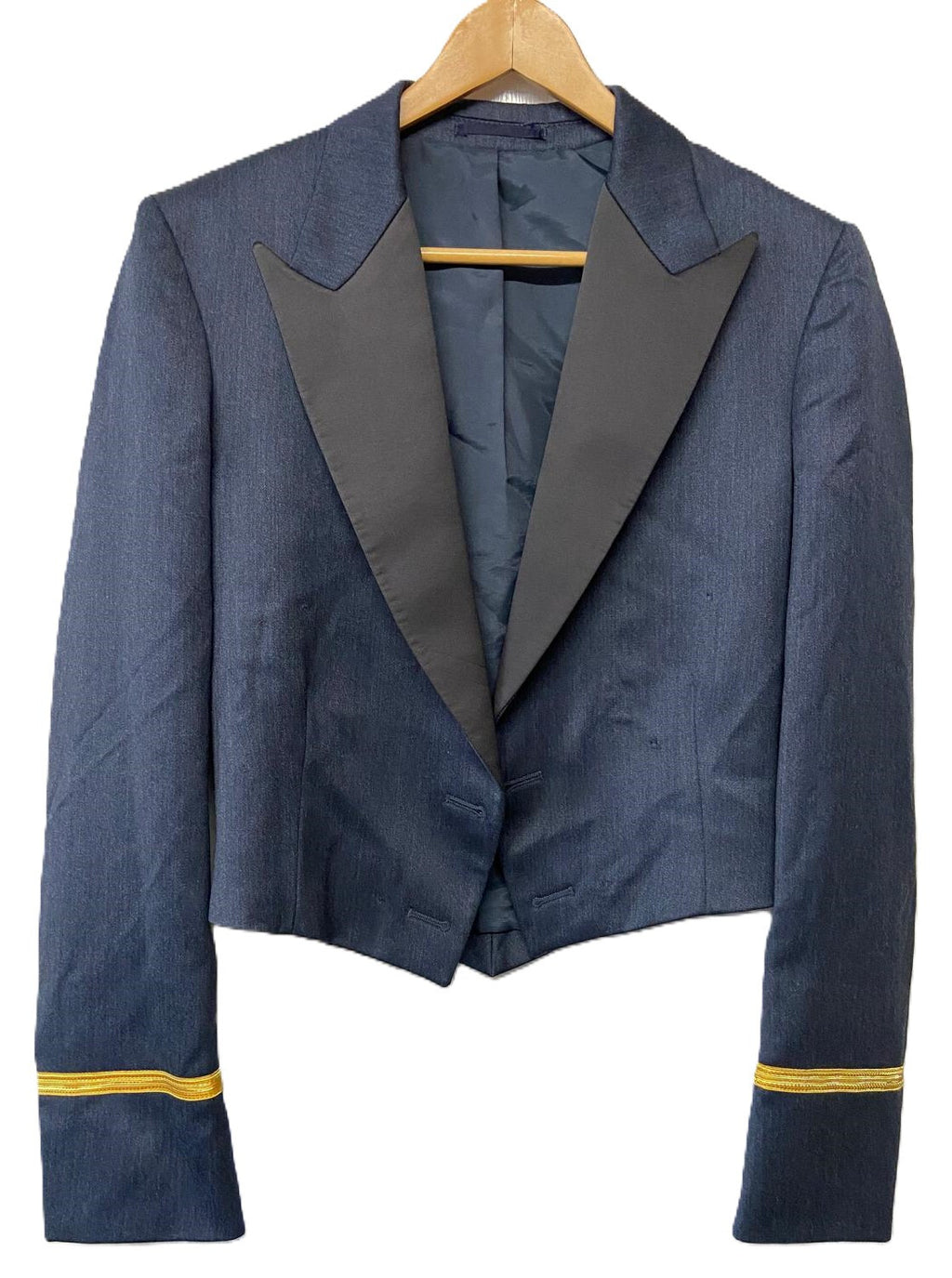 RAF Royal Air Force No5 Mess Jacket With Braided Cuffs Airforce Blue Grey Colour Size 96cm Long