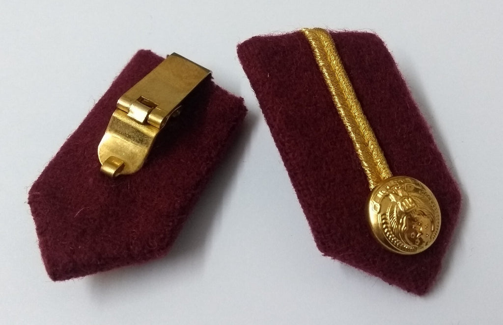 Arab Emirates Gorgets Collar Tabs Gold Braid Detail Senior Officers UAE Buttons