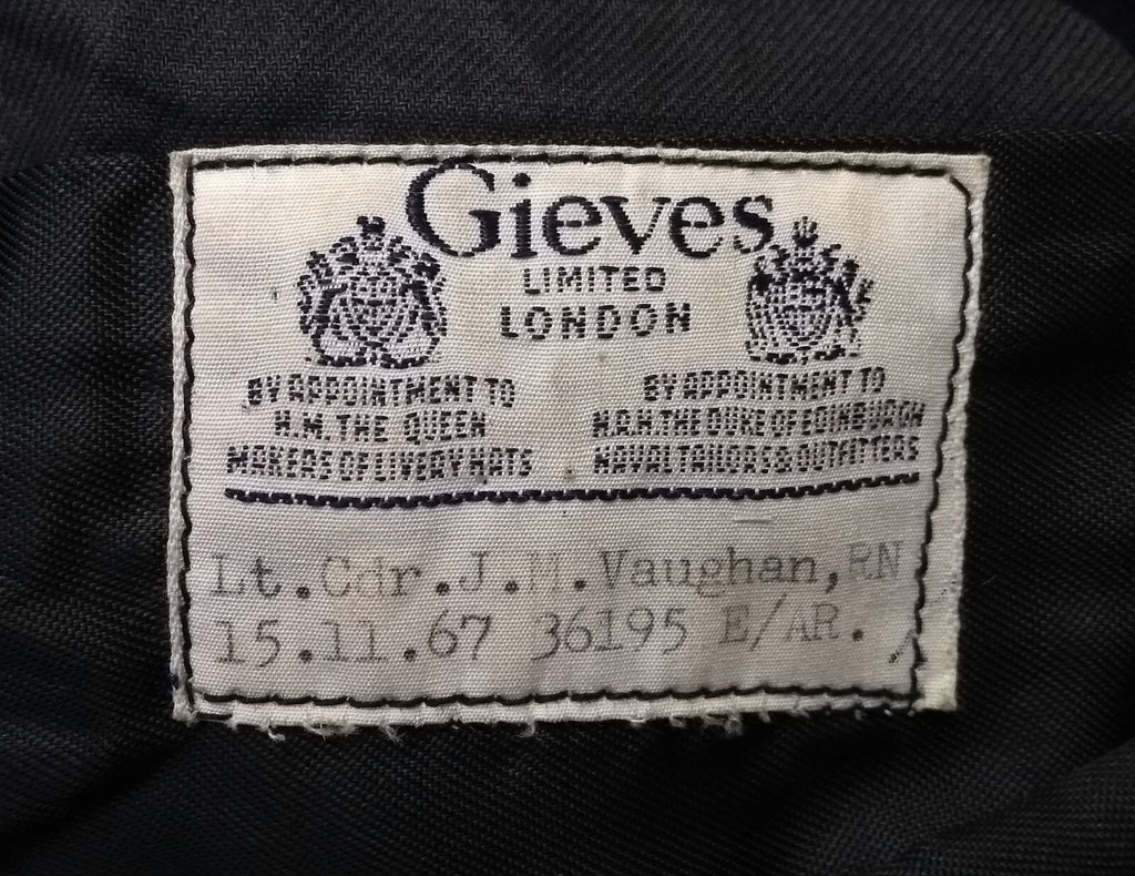 Vintage Mess Dress Royal Jacket Navy with Gold Cuff Curls 1967 Gieves London