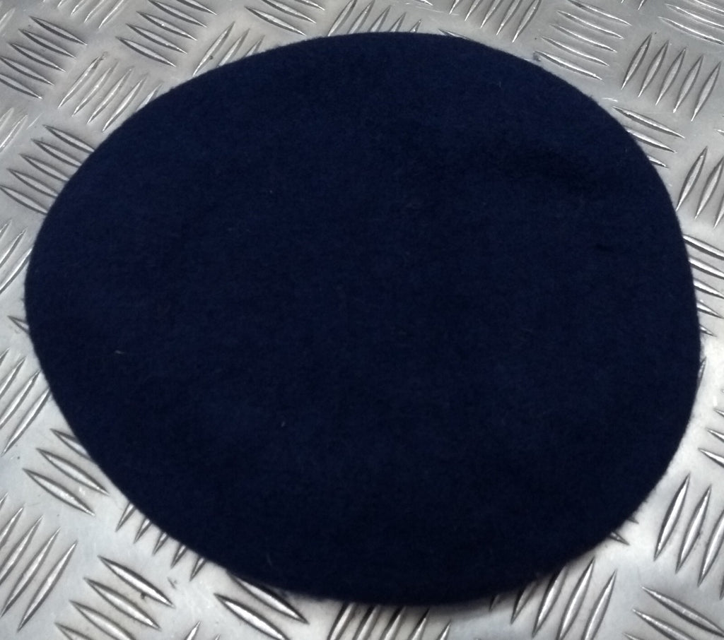 Blue Woollen Beret Genuine Hobson London Manufactures Sample 7 1/2