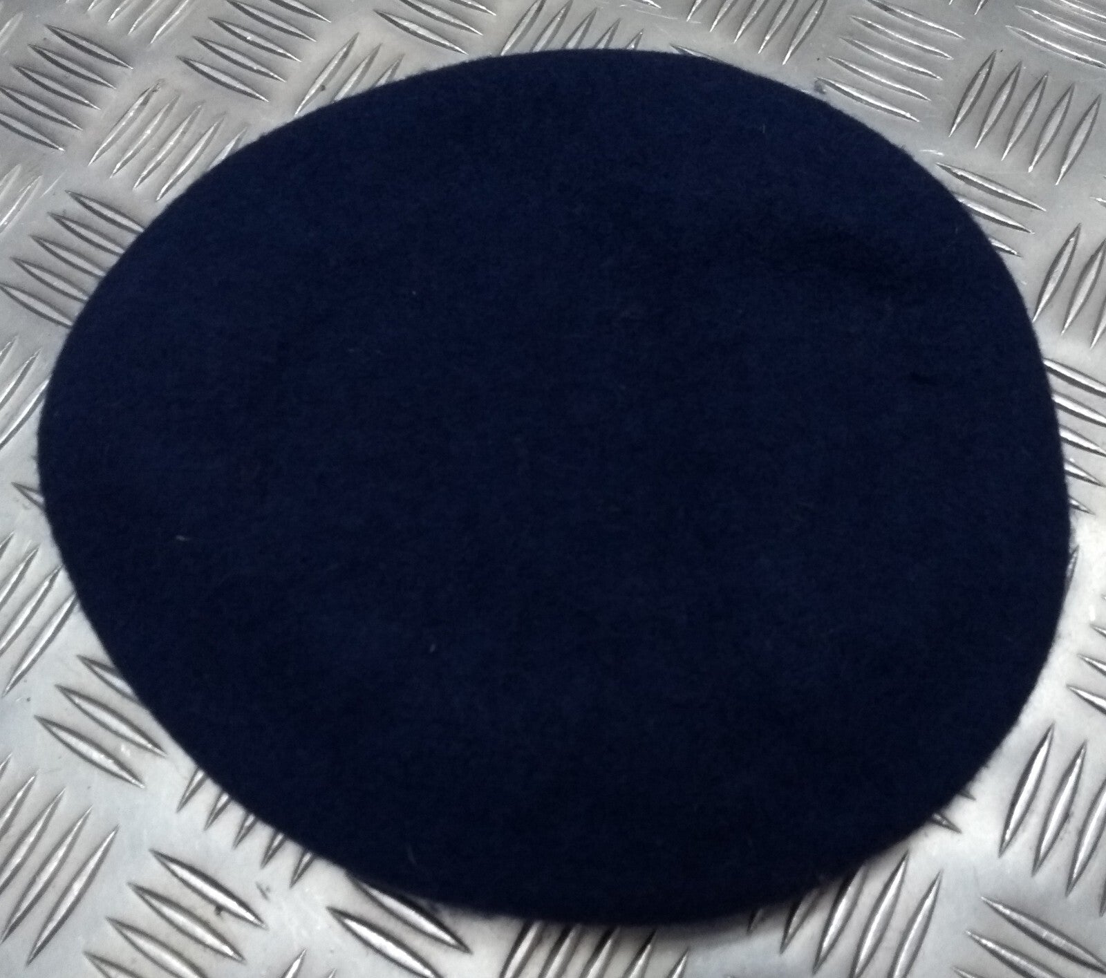 Blue Woollen Beret Genuine Hobson London Manufactures Sample 7 1/2