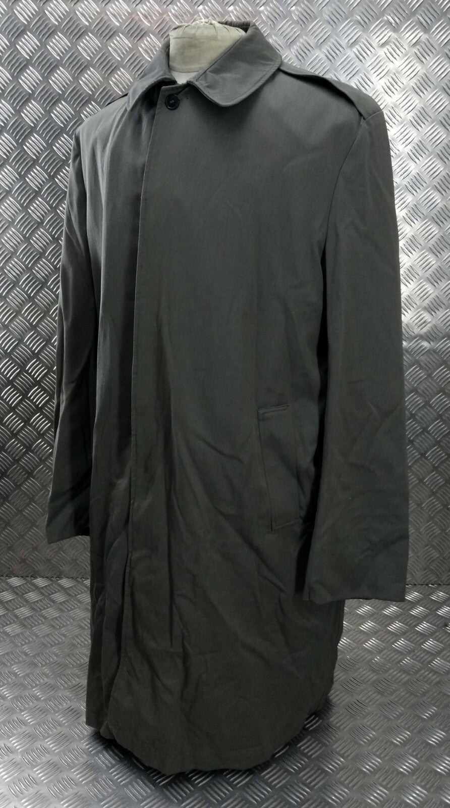 RM Raincoat Genuine Vintage British Marines Green Single Breasted - Asst Sizes