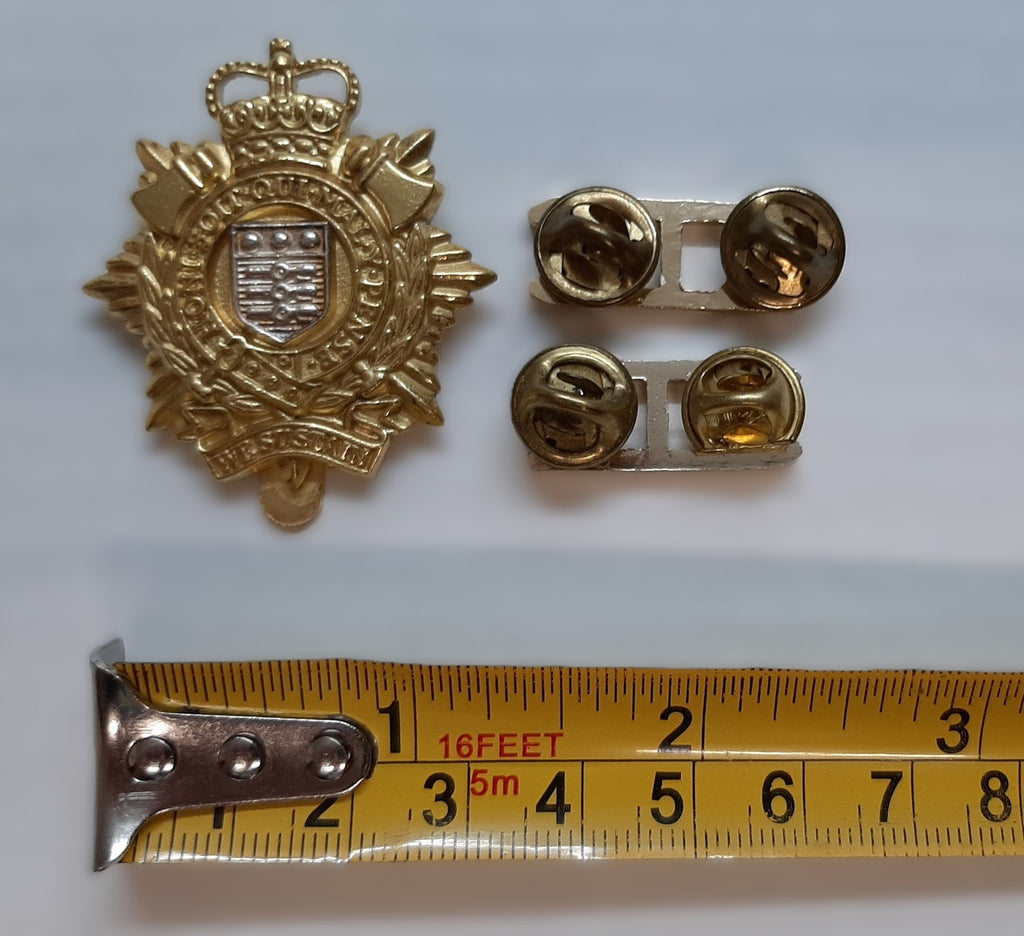 RLC Insignia Set British Army Shoulder Titles & Hat Badge Royal Logistics Corps