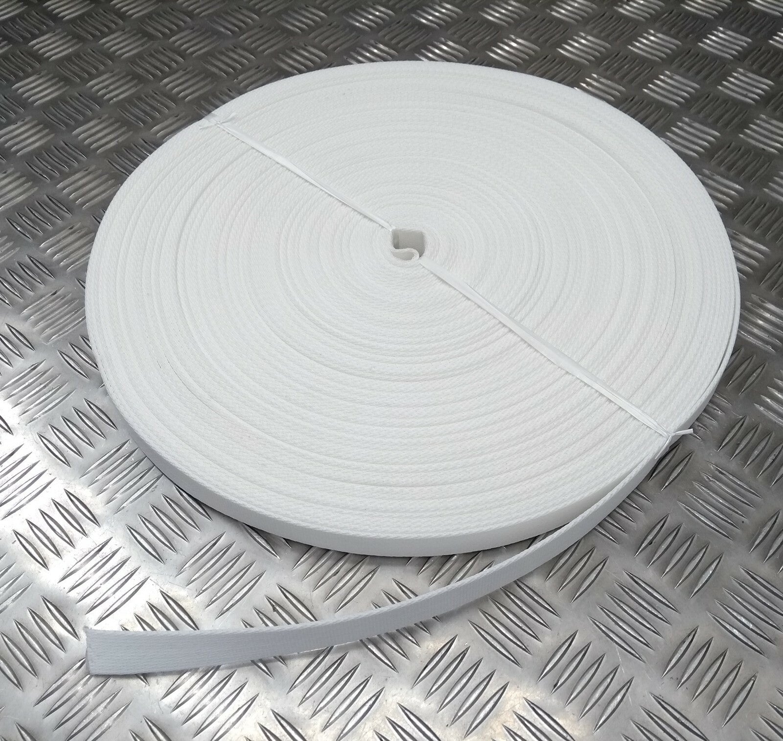 Genuine British Ceremonial White Courlene 22.5mm Strap Web Material NEW