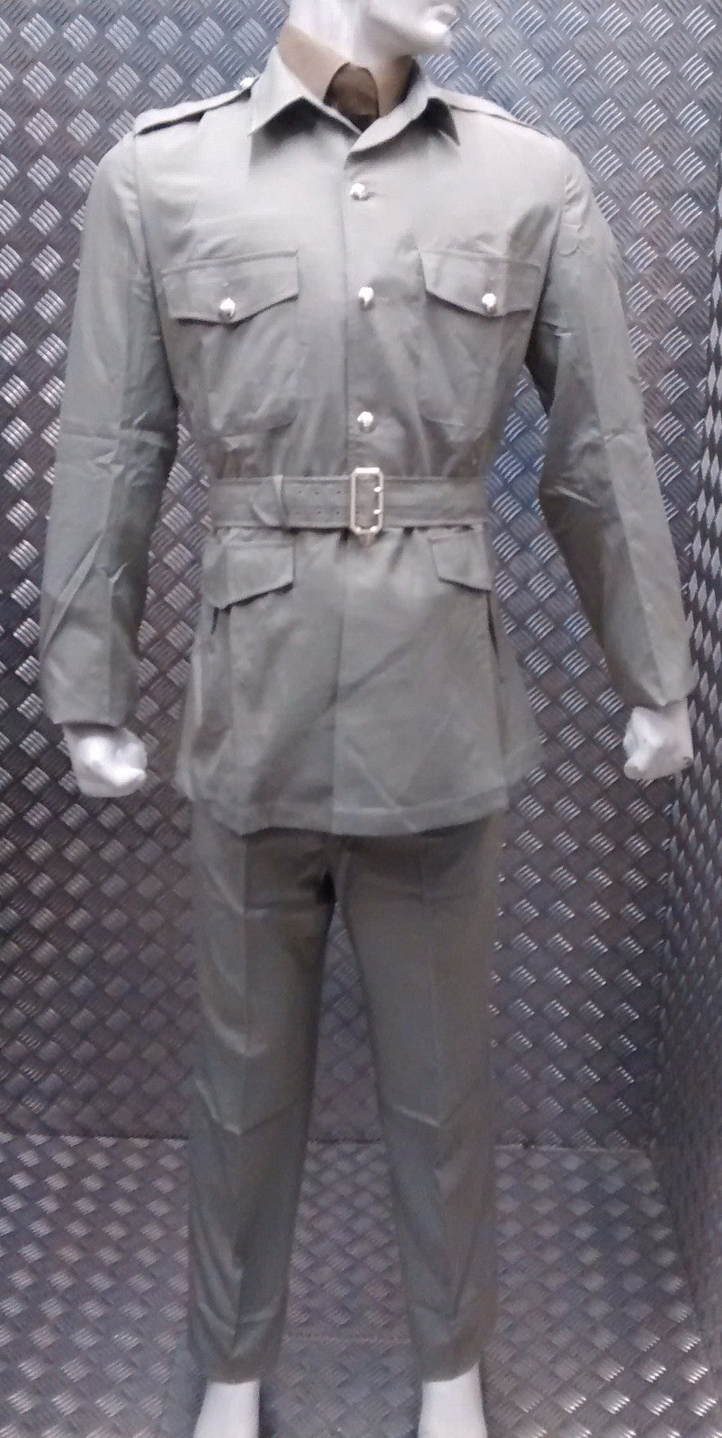 British No6 Army Dress Safari Tropical Suit No Buttons Assorted Sizes NEW