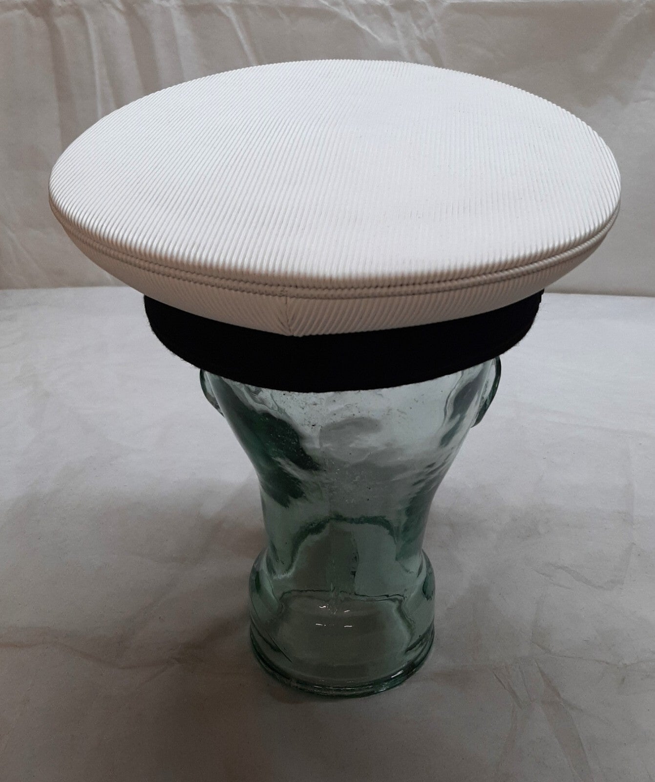 Naval Officers Hat Ex British Navy Production Sample No Insignia Size 57cm