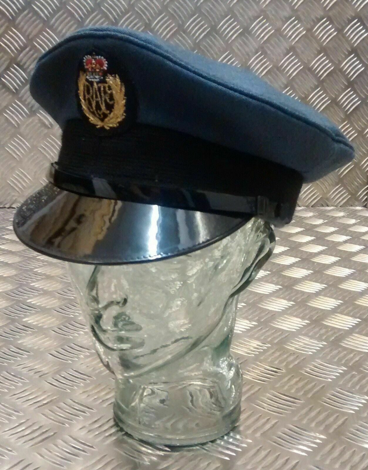 No1 Hat RAF Royal Air Force Blue Grey Colour Visor Cap - Assorted Sizes FAULTY