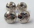 Genuine British Made Bahrain Obsolete Insignia Chrome Prong Buttons X4 ASBT234