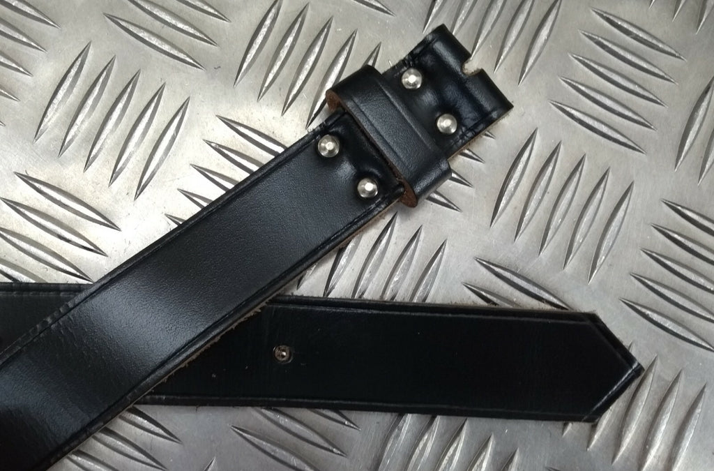 Genuine Obsolete Security Detail & Asst Service Leather Trouser Belt No Buckle