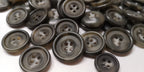 Vintage Style Mixed Size Green Grey Colour Buttons 230g