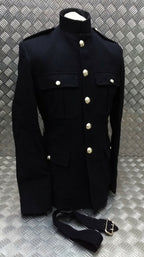 RM No1 Jacket British Marines Naval Style & Cloth Belt 176/80/68cm